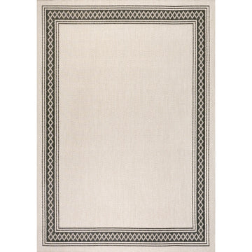 Lucia Classic Diamond Border Indoor/outdoor Area Rug
